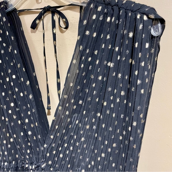 Zara Black/Gold Mini Dress - Picture 3 of 7